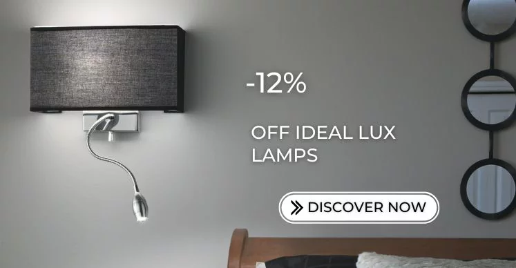 -12% off Ideal Lux lamps